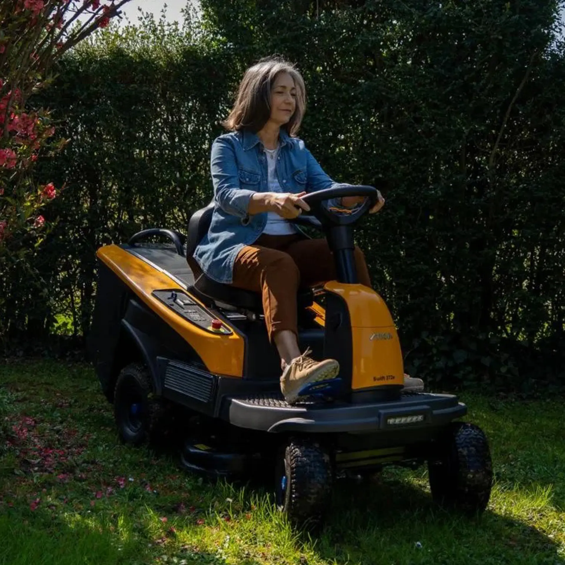 Stiga Swift 372e Accu zitmaaier