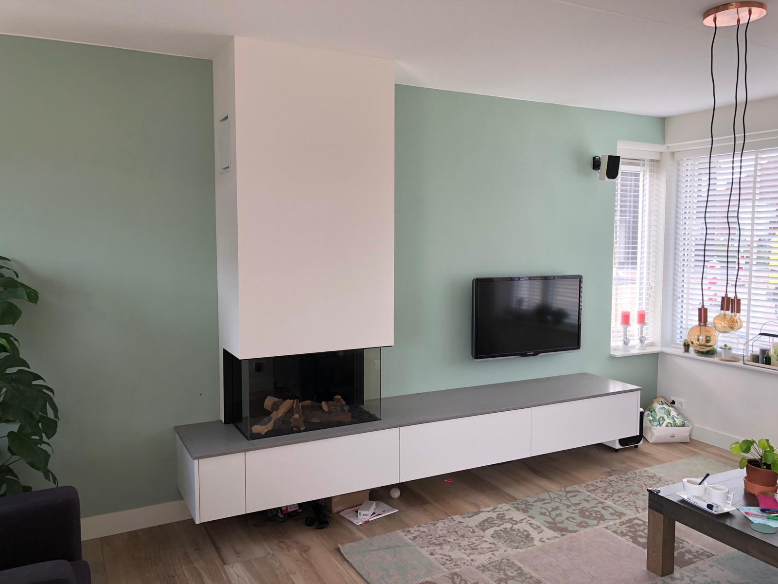 Gashaard aangesloten op propaan