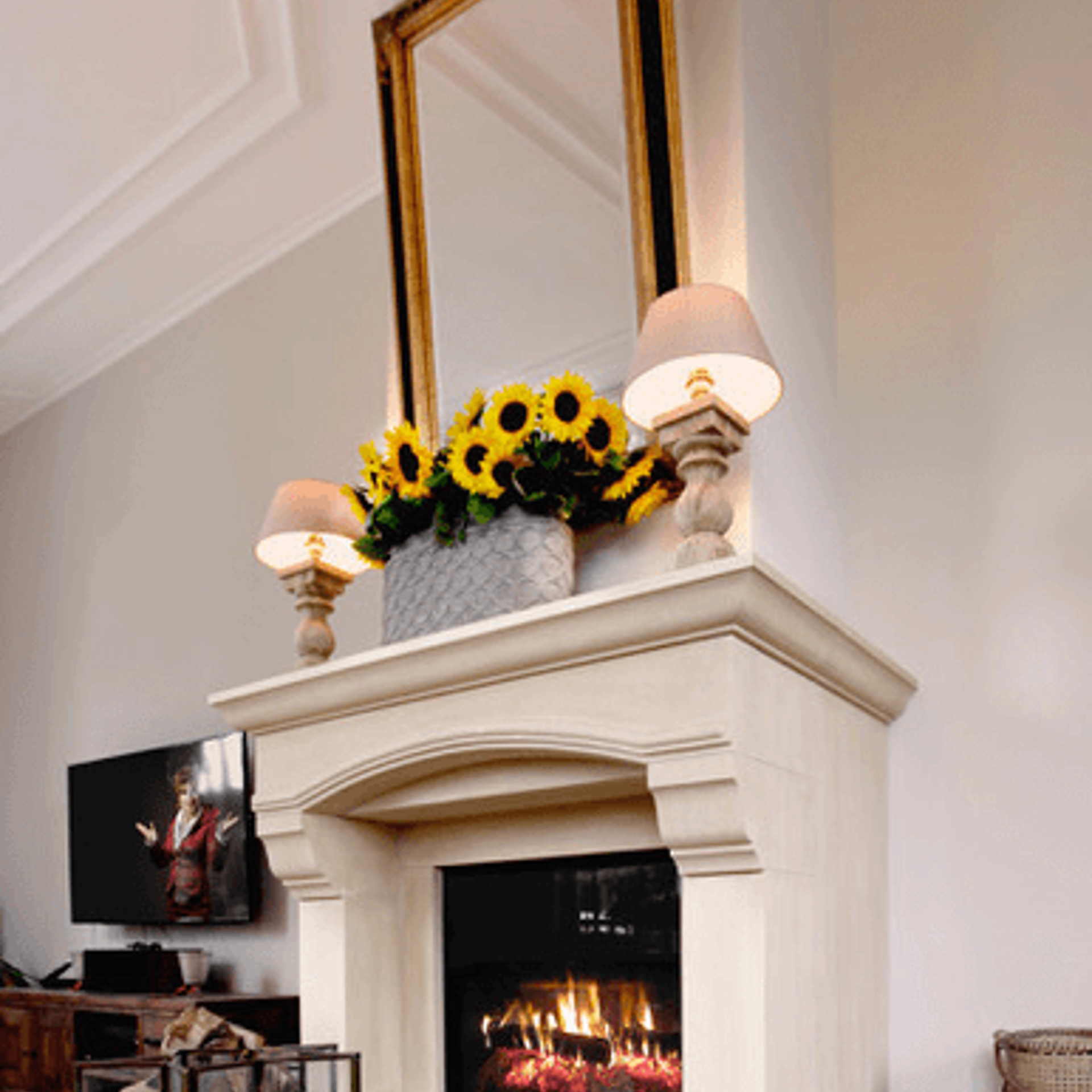 Kalfire W71 62F Geplaatst Wit