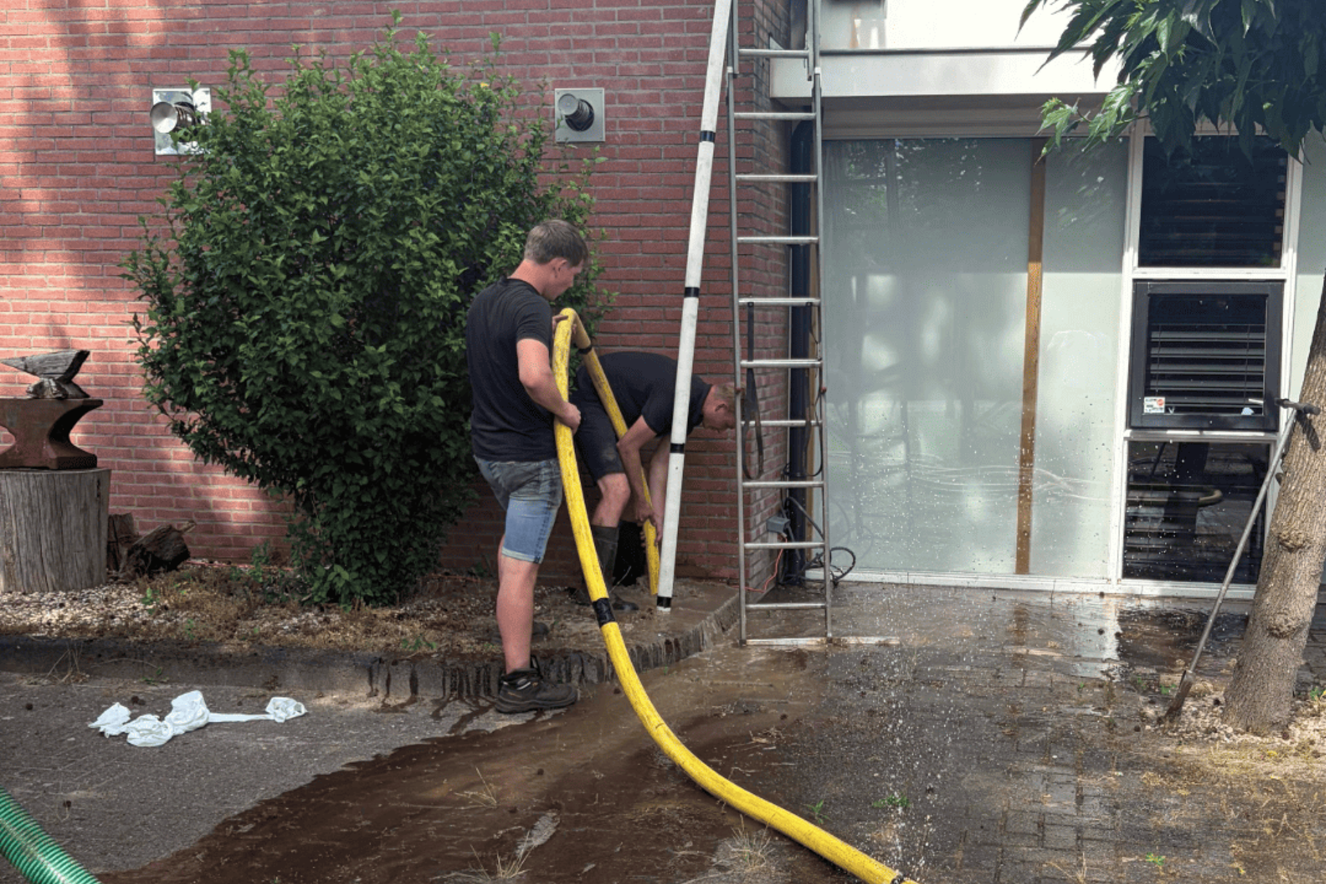 Waterbron Spuiten
