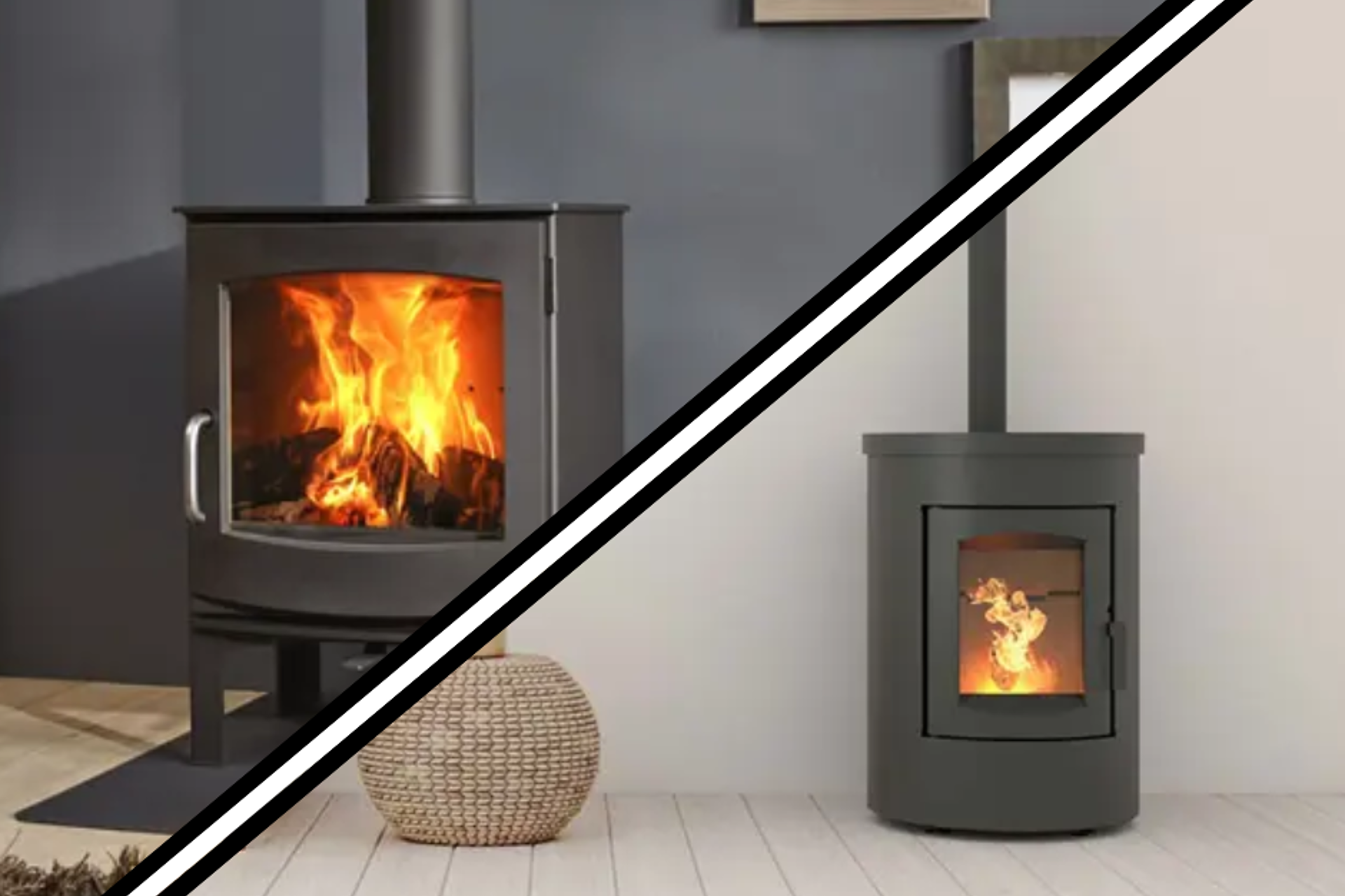 Pelletkachelhoutkachel