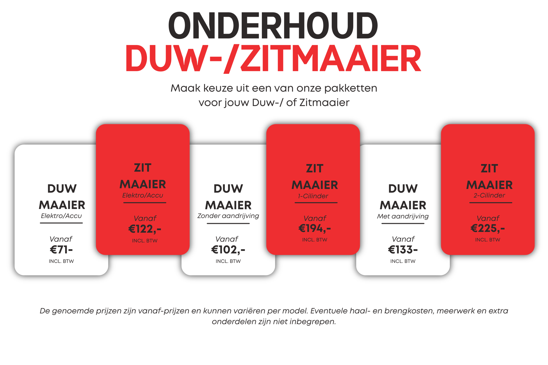 Onderhoud Duw En Zitmaaier (1)