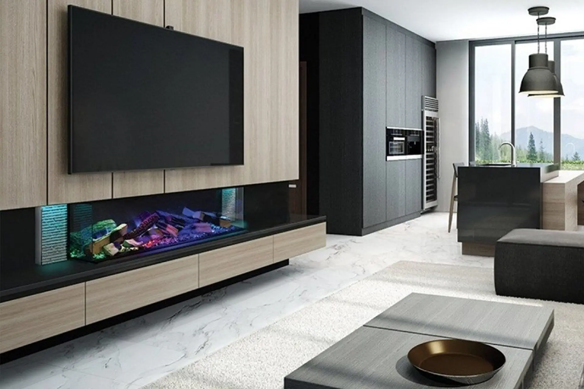 Element4 Club 150 E Elektrische Haard Sfeer