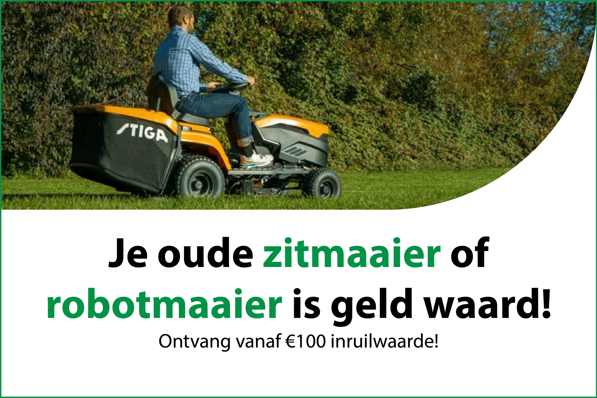 Je Oude Zitmaaier Of Robotmaaier Is Geld Waard