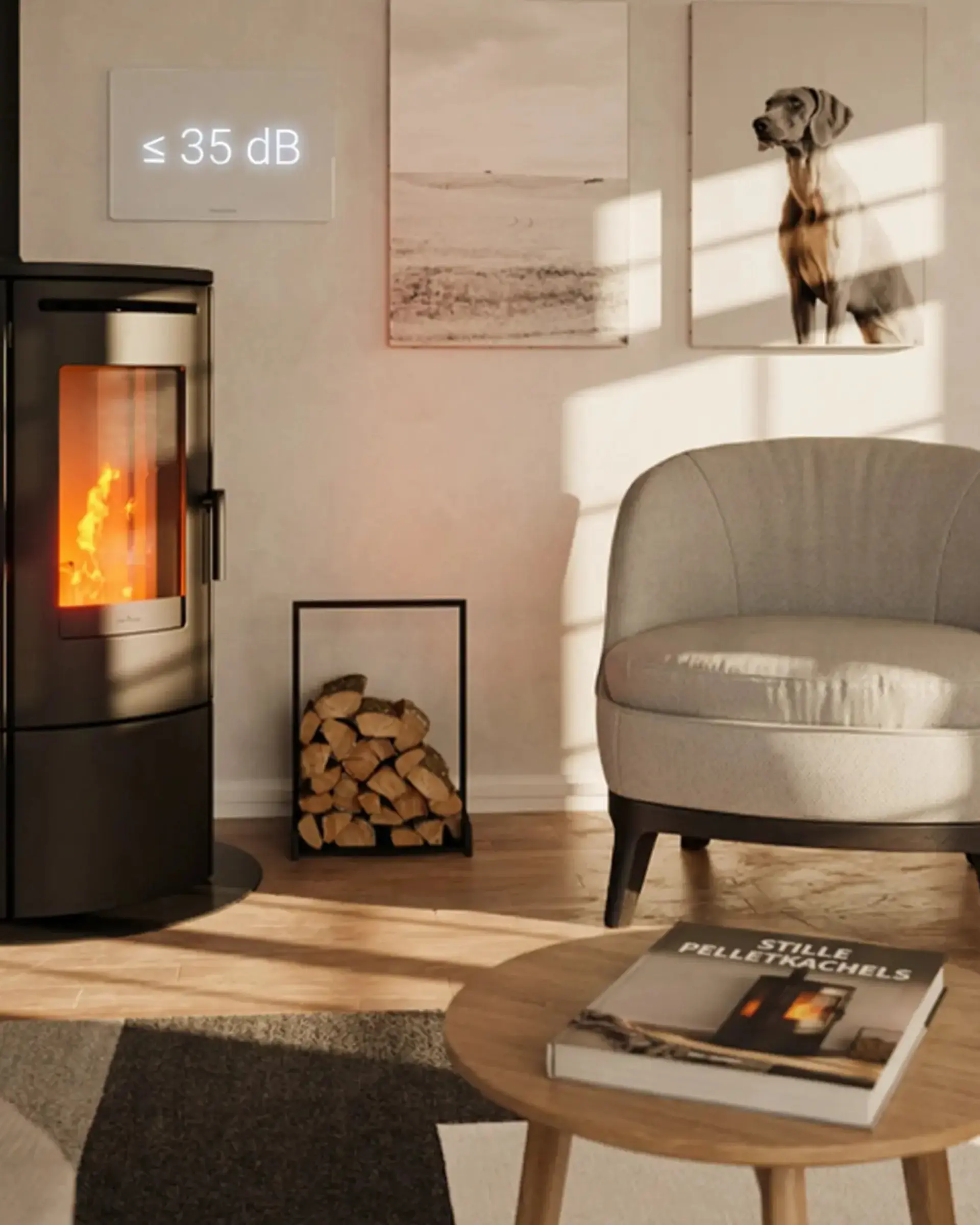 Stille pelletkachels: warmte en comfort zonder storend geluid