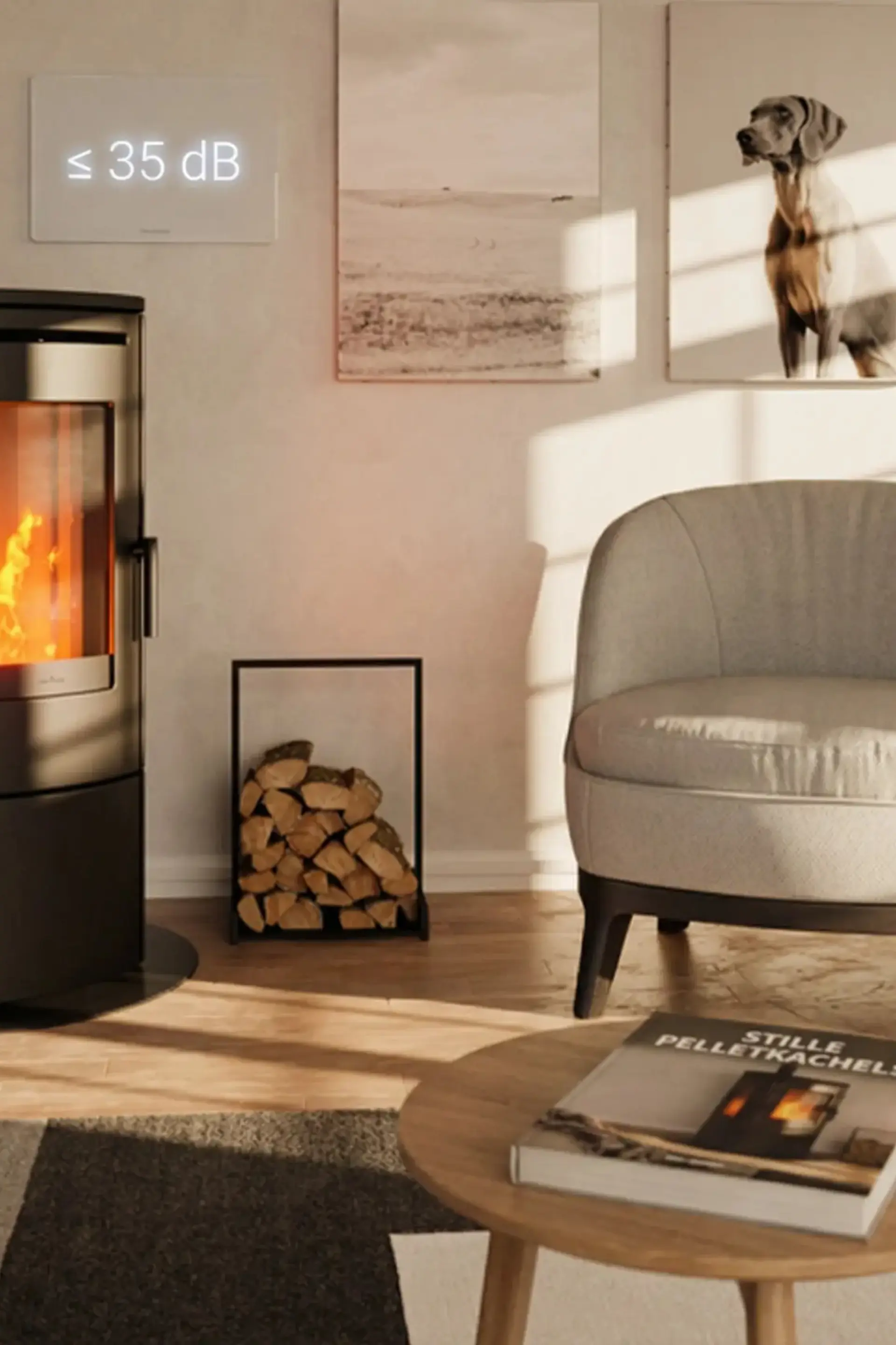 Stille pelletkachels: warmte en comfort zonder storend geluid