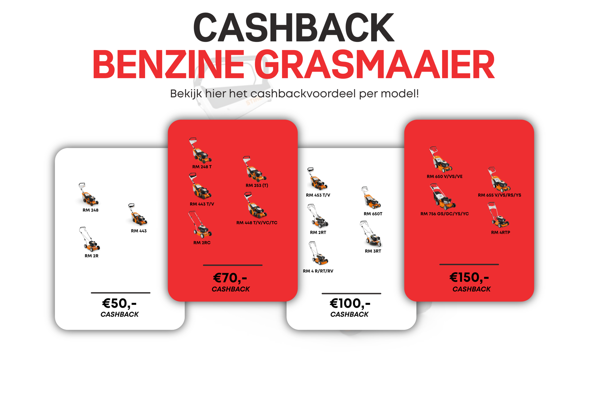 Cashback Benzine Grasmaaier (1)