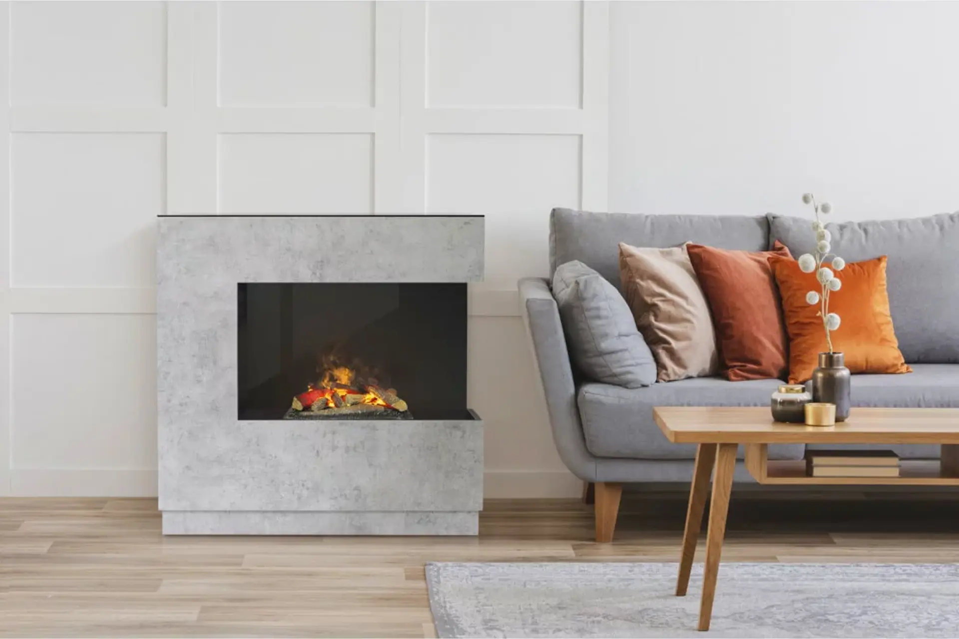 Dimplex Zen Concrete Show