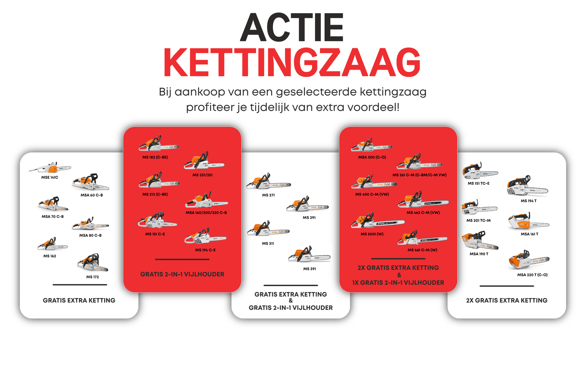 Actie Kettingzagen Stihl