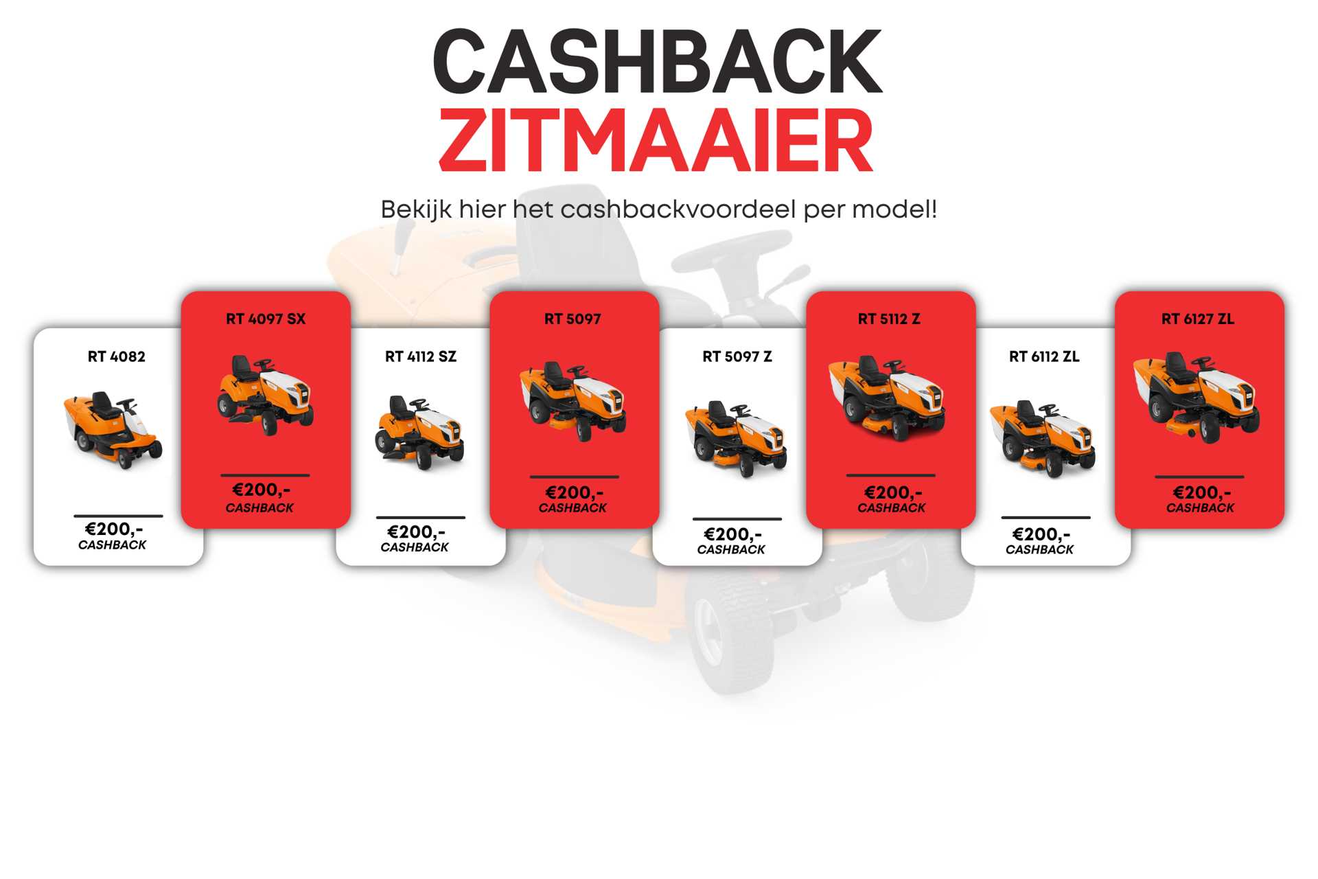 Cashback Zitmaaier