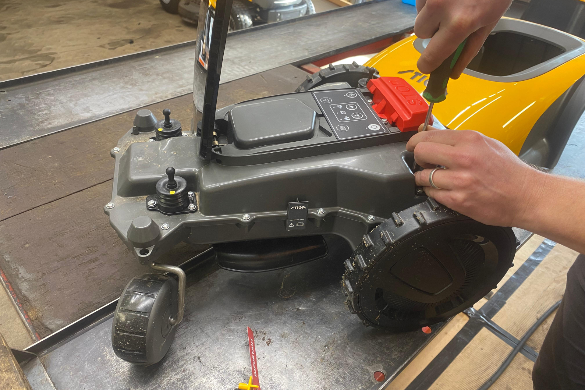 Onderhouden Robotmaaier